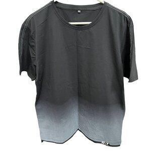 SHEIN Men's Gradient Letter‎ Tee T-Shirt XXL NWT
